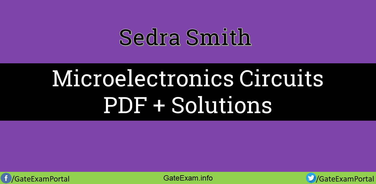 Pdf Microelectronic Circuits By Sedra Smith 5th Edition Eray Tunaboyu Academia Edu